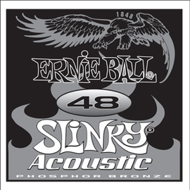 Струна для акустичних гітар ERNIE BALL .048 Slinky Acoustic P01848, image 